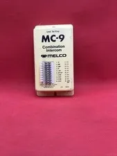 Vintage Melco Unit Tel Key MC-9 Combination Intercom , Free Shipping