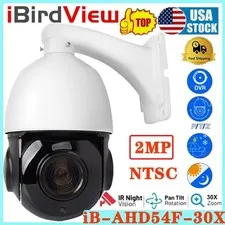 2MP 30X Zoom PTZ Dome Security Camera 4-in-1 AHD/CVBS/CVI/TVI Night Vision IP66