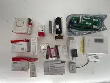 Lot of Home Security System Parts – Honeywell Wave2PD Sirens, Sensors, ADT Panel