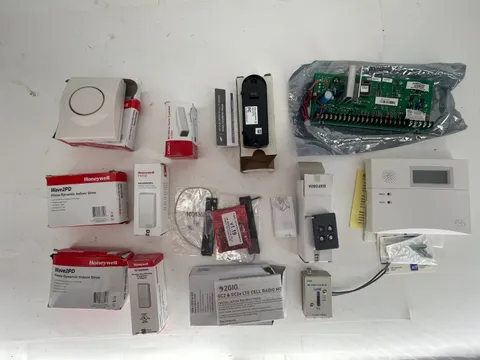 Lot of Home Security System Parts – Honeywell Wave2PD Sirens, Sensors, ADT Panel