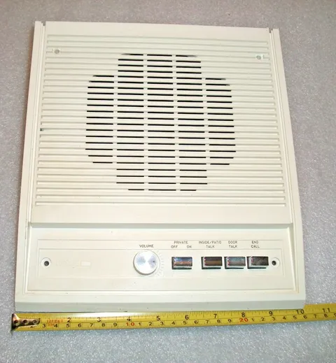 NuTone IS-400 Series Intercom Room Station - Vintage Speaker Unit- Large