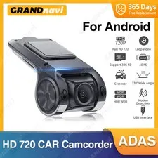 Grandnavi HD Car DVR Dash Cam ADAS Video 720P USB TF Card 16G/32G Auto Recorder 