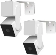 2Pack Adhesive Metal Wall Mount Bracket, Compatible with Wyze Cam Pan V3/V2, ...