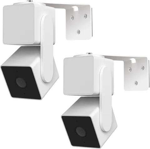 2Pack Adhesive Metal Wall Mount Bracket, Compatible with Wyze Cam Pan V3/V2, ...