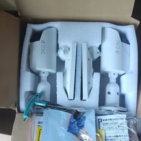AZone Solar Motion Sensor Security Camera Model AZ-JJ-W000022 Wireless Outdoor 2