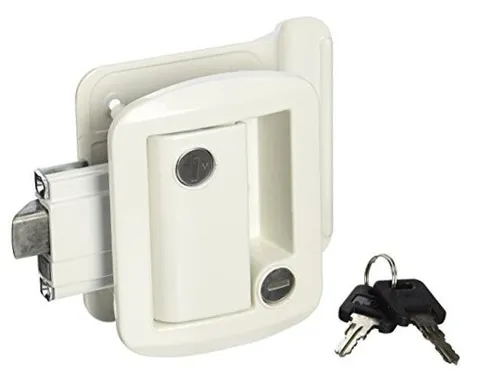  013-571 Global Travel Trailer Entrance Lock Set White