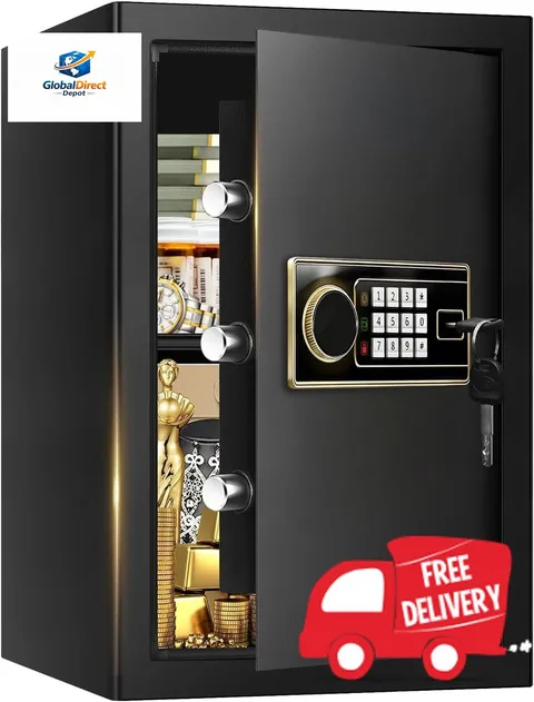 3.4 Cuft Large Fireproof Safe Box for Home, Digital Security Safe Fireproof and