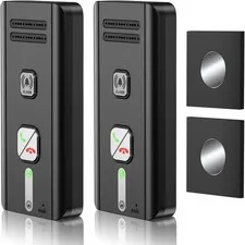 Wireless Intercom System 2-Way Audio Hands-Free Home 1600ft Long Range Black