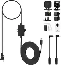 50Ft/15M Outdoor Power Adapter Compatible with Wyze Cam V4,Duo Cam Pan,Wyze Pan