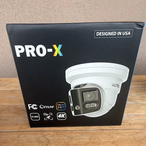 LTS Pro-X LXIP3C8PWI-SDL 8MP Dual-Lens IP Camera with 180° Splicing, 2 Way Audio
