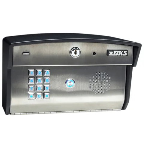 DoorKing - 1812-096 - 1812 ACCESS PLUS - Curved Surface Mount Stainless Steel