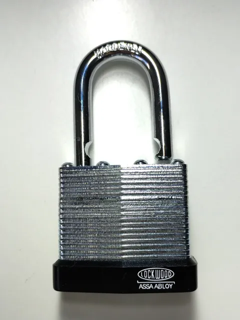 Lockwood 40mm Laminated Steel Padlock 119/40/122 with Key #USA