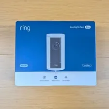 Brand New Ring Spotlight Cam Pro Plug-In 2nd Gen White 4k Retinal Vision 2025