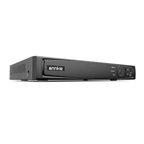 ANNKE 12MP 8CH PoE NVR, Smart AI Network Video Recorder, Support up to Black 