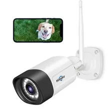 Hiseeu 5MP Security Camera Wireless Outdoor Compatible NVR System Home Security