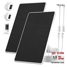 Solar Panel for Ring Camera,6W Solar Charger for Ring Stick Up Cam&All-New