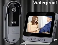 Outdoor Wifi Video Intercom Night Vision HD Monitor Wireless Audio Video