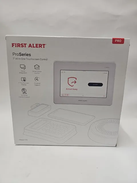 First Alert ProSeries PROA7-FA 7" All-In-One Touchscreen Control Security Panel 