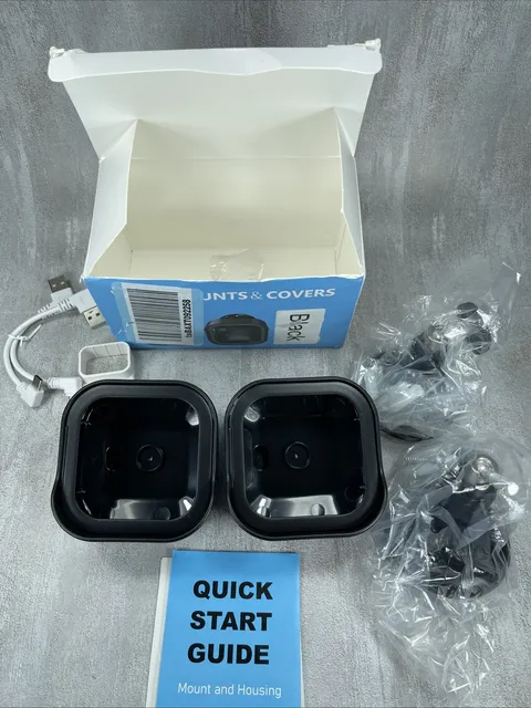 Blink Security Camera Wall Mounts 2 -Pack + Outlet Mount Sync Module Holder