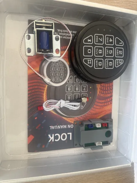 Gun Safe Electronic  Lock Replacement Kit  - Digital Keypad & Solenoid Lock