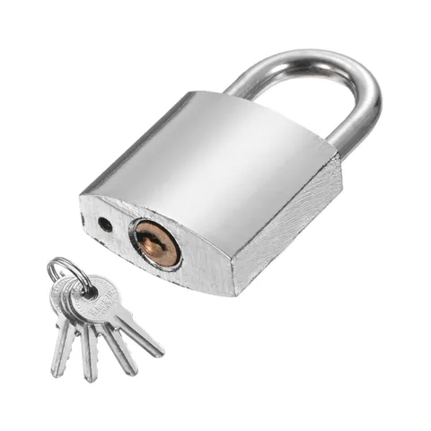 24.5 x 42mm Heavy Duty Lock Alloy Steel High Security Padlock with 4 Keys