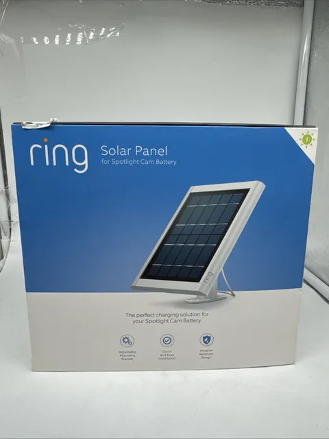 Ring Solar Panel For Spotlight Camera Battery - Brand New & Open Box
