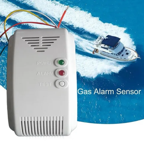 12V Gas Alarm Sensor Alarm Propane Butane LPG Natural E6R2 Home Camper✨ M9 IKL