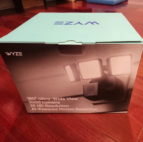 Wyze Cam Floodlight Pro 3000 Lumen LEDs 180° Wide View 2K HD Outdoor Wired