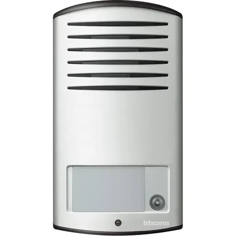 BTICINO 342911 2 WIRE AUDIO BUTTON - 1 CALL BUTTON - ALUMINUM IP54 IK07