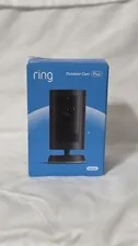 Ring Outdoor Cam Plus Battery 2K HD Smart Security Camera Black