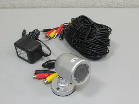 Wired Surveillance Camera + 100FT Cable + Power Supply Complete