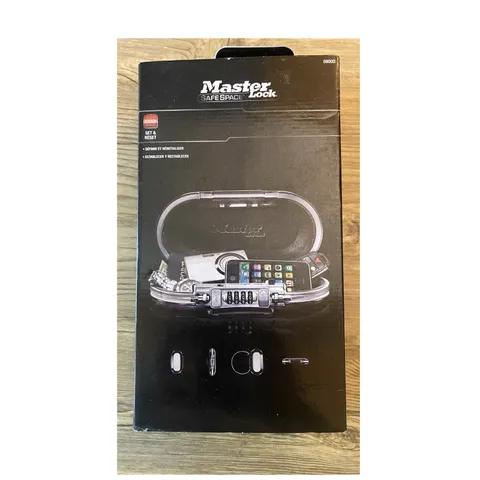 Master Lock 5900D Portable Combination Waterproof Lock Box Silver for Valuables