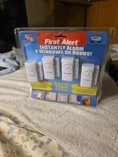 First Alert Instant Alarm Windows or Doors Peel Stick As Seen on TV NEW & SEALED