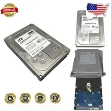 Pro 4TB 7200RPM Surveillance Hard Drive 64MB Cache 3.5" Internal CCTV DVR