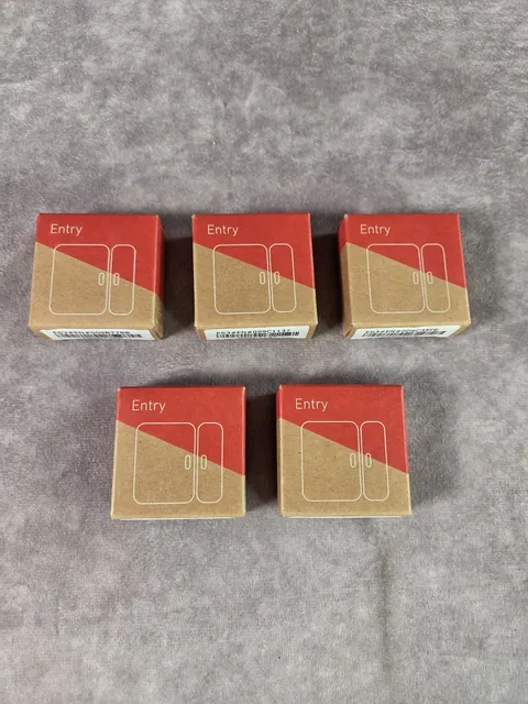 (5) SimpliSafe ES3 Entry Door Window Sensor White  Brand New