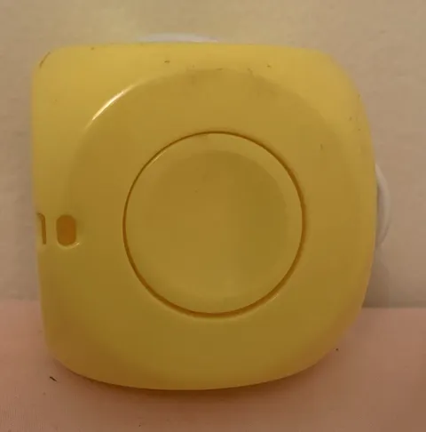 Wireless Indoor Motion Sensor Detector Push Button, Yellow White Blue