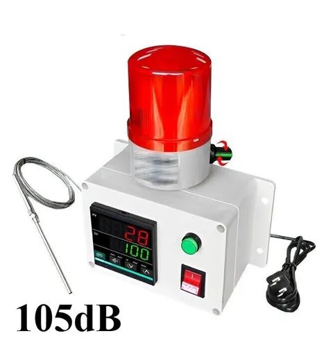 110V  US Plug Industrial Smart Over Temperature Alarm Sensor Machine 752°F