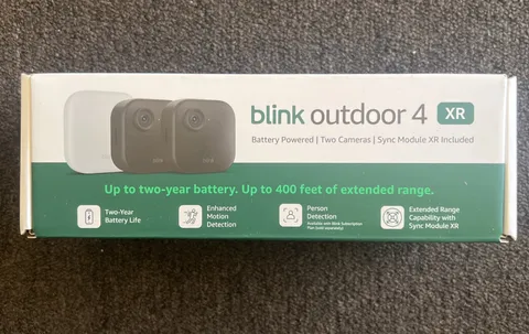 Blink Outdoor 4 XR Two Camera System w/Sync Module New Factory 2 Camera