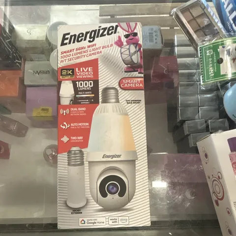 Energizer Smart 2K WiFi Bulb Camera 1000 Lumens PT Two-Way Audio Alexa
