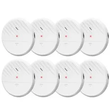 Glass Break Sensor Alarm 125dB Ultra-Slim Wireless Glass Break Detector Windo...