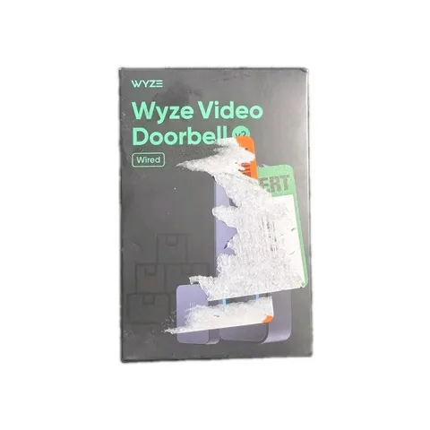 Wyze Video Doorbell v2 Wired 2K Smart Security Camera Color Night Vision NEW