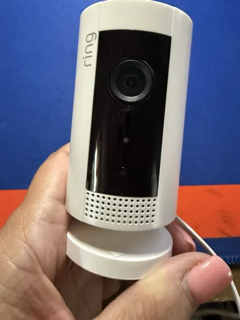 Ring Indoor Cam 1080p Wired/Wi-Fi IP Camera Night Vision Alexa White/Black
