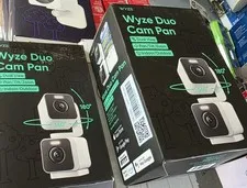  2 boxes Pan Cam Duo Dual Cam Indoor/Outdoor 2K Security Camera with Pan/Tilt/Z