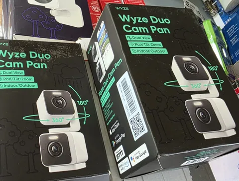  2 boxes Pan Cam Duo Dual Cam Indoor/Outdoor 2K Security Camera with Pan/Tilt/Z