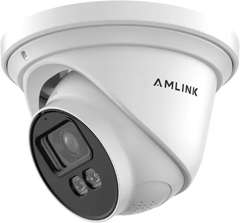 Amcrest 4K AI PoE Outdoor Security Turret IP Camera - White