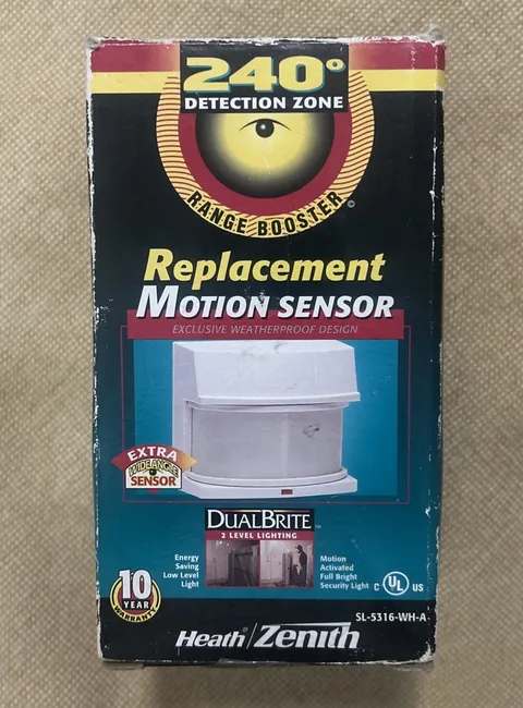 Heath Zenith DualBrite SL-5316-WH-A Replacement Motion Sensor