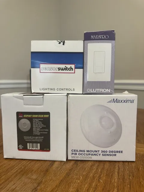 Lutron Maestro 360° PIR Ceiling Occupancy Sensor Indoor White MEW-OS100W