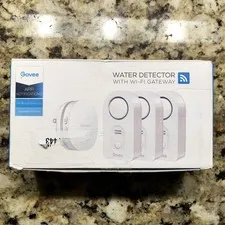 Govee Water Detector 3 Pack with Wi-Fi Gateway H5054 H5040 B5040101-2