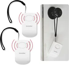 Securityman Door Handle Alarm with 130Db Vibration Triggered Portable Door Alarm