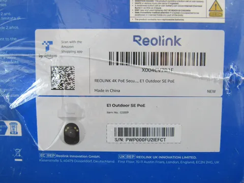 Reolink E1 Outdoor SE PoE 4K 8MP Auto-Tracking PoE Security Camera 360° Coverage